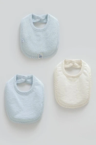 Caramell %100 Pamuk Color Word 3'lü Mama Önlüğü CRML.ONE1989 - Resim 2