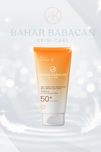 Bahar Babacan E Vitamini Ve Baobab Yağı Leke Karşıtı Yüksek Korumalı Güneş Kremi Spf 50 50ml - Resim 3