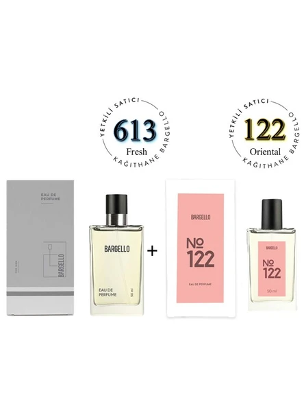 613 + 122 Erkek / Kadın Parfüm Edp Fresh / Oriental - Mnms613122 - Resim 4