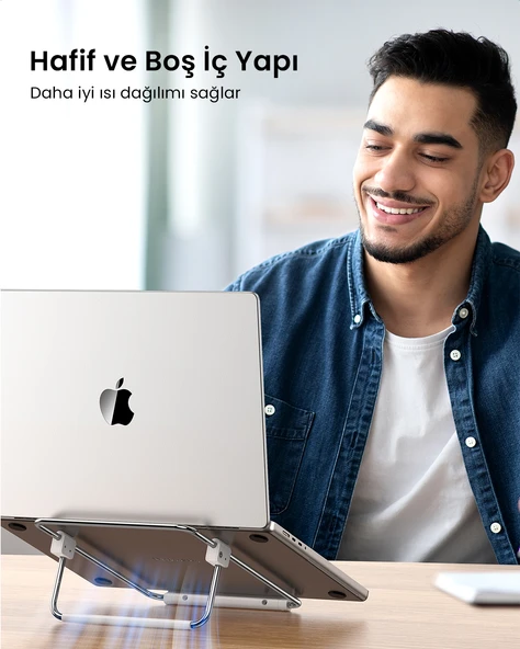 UGREEN Ayarlanabilir Katlanabilir Masaüstü Notebook Standı, 80348 - Resim 2