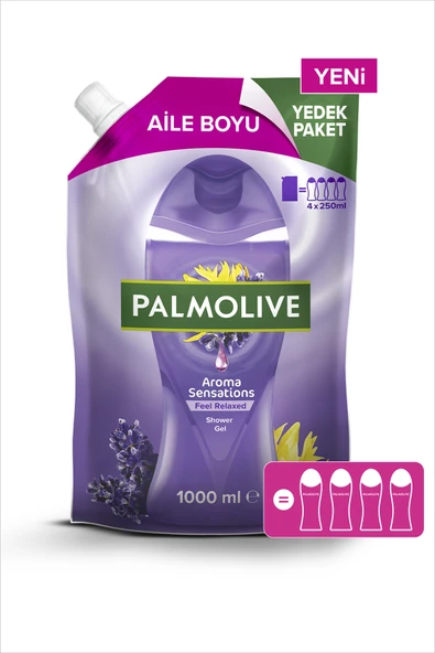 Palmolive Duş Jeli Yedek Paket Aroma Sensations 1000 ml ürün görseli