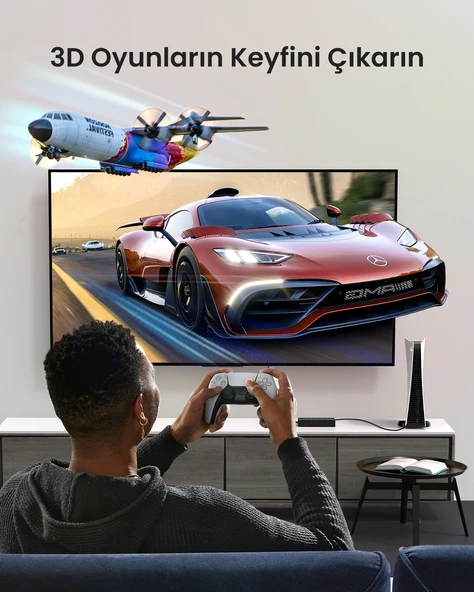 UGREEN 5-in-1 4K@60Hz HDMI Switch, 90512 - Resim 5