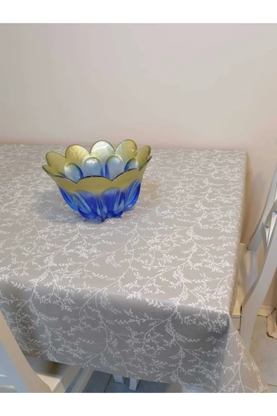 Elyaflı Pvc Muşamba - Desenli Silinebilir Masa Örtüsü - Resim 3