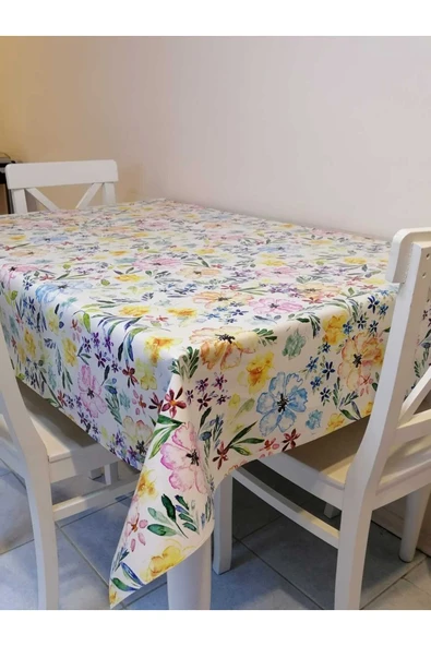 Elyaflı Pvc Muşamba - Desenli Silinebilir Masa Örtüsü - Resim 2