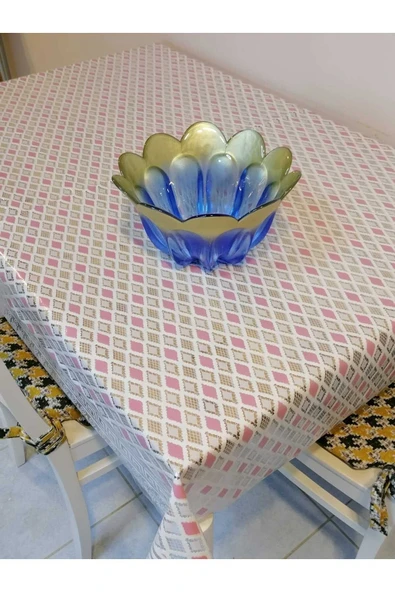 İTHAL PVC MUŞAMBA - DESENLİ SİLİNEBİLİR MASA ÖRTÜSÜ - Resim 4