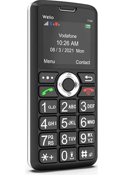 WELİO T100 TUŞLU TELEFON BÜYÜK EKRAN ürün görseli 1