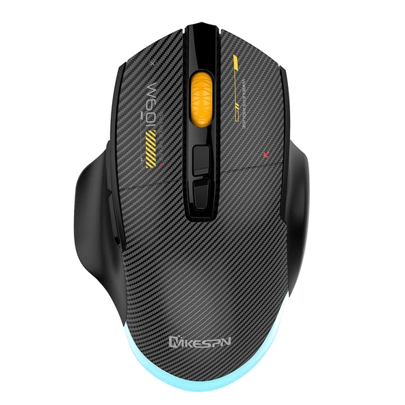 Alfalink SXS-W601 RGB 12800 DPI Siyah 7D Makrolu Kablusuz+BT Gaming Oyuncu Mouse - Resim 5