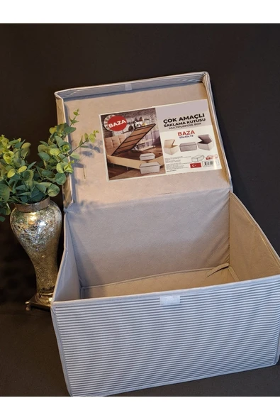 ÇOK AMAÇLI SAKLAMA KUTUSU BAZA 50 X 40 X 19 - Resim 5