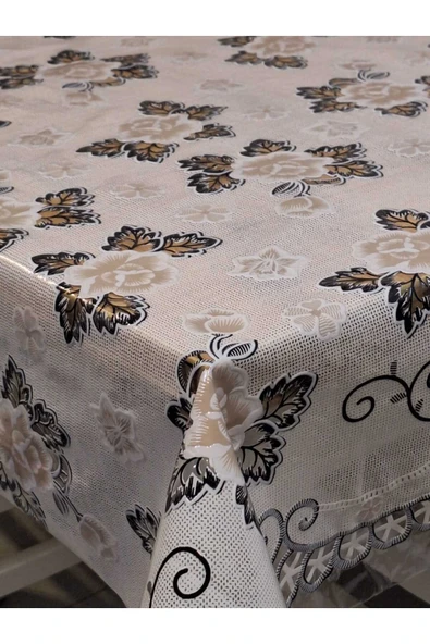 Ithal Pvc Muşamba - Desenli Silinebilir Masa Örtüsü - Resim 5