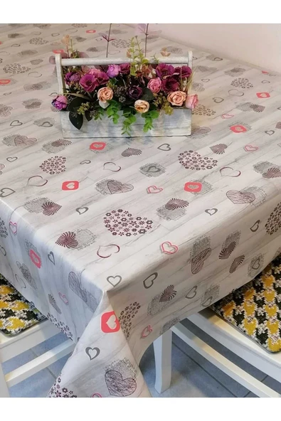 ELYAFLI PVC MUŞAMBA - DESENLİ SİLİNEBİLİR MASA ÖRTÜSÜ ürün görseli