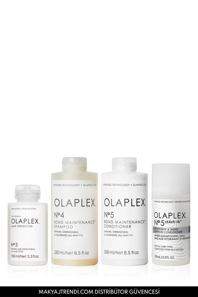 Olaplex Showered In Hydration & Bond Maintenance Set - Saç Kusursuzlaştırıcı, Bağ Güçlendirici & Nemlendiric ürün görseli 1