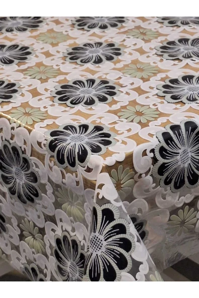 Ithal Pvc Muşamba - Desenli Silinebilir Masa Örtüsü - Resim 4