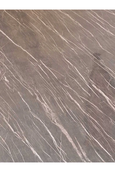 Kalın PVC Masa Koruyucu – 1.2 mm Mika Örtü, 80 cm En, Mermer Desen - Resim 5