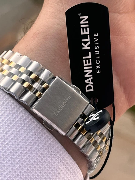 Daniel Klein İç Fonksiyonları Aktif 30 Mt Suya Dayanıklı 2 Yıl Garantili Erkek Kol Saati FG.13351.8 - Resim 5
