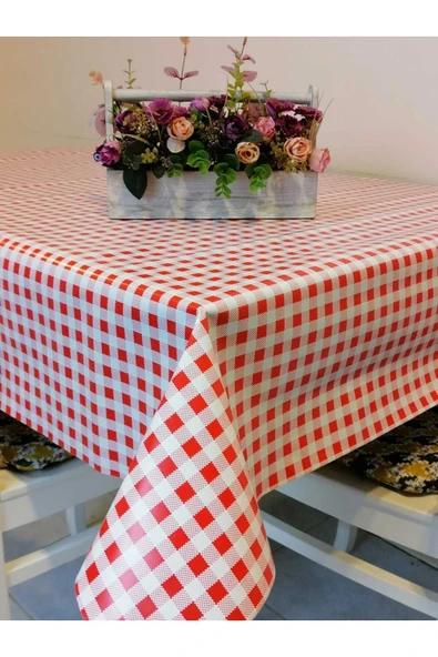 ELYAFLI PVC MUŞAMBA - DESENLİ SİLİNEBİLİR MASA ÖRTÜSÜ ürün görseli