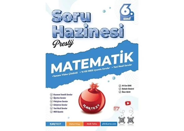 6. Sınıf Prestij Matematik Soru Hazinesi ürün görseli