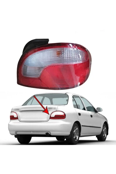 Stop Takım Sağ Sol Hyundaı Accent Yumurta Kasa 1998-2000 - Resim 7