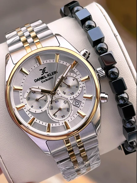 Daniel Klein İç Fonksiyonları Aktif 30 Mt Suya Dayanıklı 2 Yıl Garantili Erkek Kol Saati FG.13351.8 ürün görseli