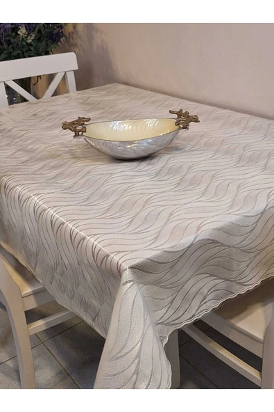 Ithal Pvc Muşamba - Desenli Silinebilir Masa Örtüsü - Resim 2