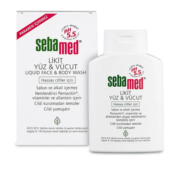 Sebamed Likit Yüz ve Vücut Temizleyici Jel 200 ml - Resim 3