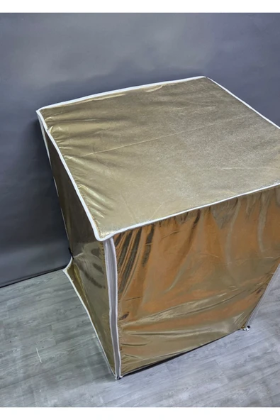 Kumaş Dokulu PVC Çamaşır & Kurutma Makinesi Örtüsü – Su Geçirmez, Dayanıklı ve Modern Tasarım - Resim 4