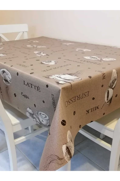 Elyaflı Pvc Muşamba - Desenli Silinebilir Masa Örtüsü - Resim 2
