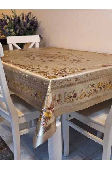 120 x 150  Hazır Metalik Pano Muşamba Pvc Masa Örtüsü ürün görseli