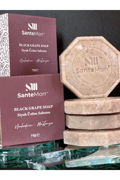 SANTEMORR SİYAH ÜZÜM SABUNU 75 ML - Resim 2