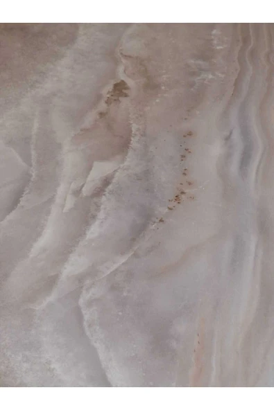 Kalın PVC Masa Koruyucu – 1.2 mm Mika Örtü, 70 cm En, Mermer Desen - Resim 4