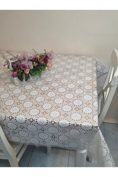 Ithal Pvc Muşamba - Desenli Silinebilir Masa Örtüsü - Resim 3