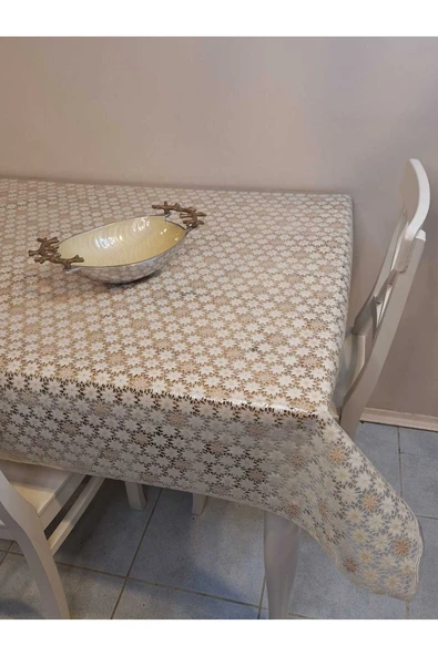 Ithal Pvc Muşamba - Desenli Silinebilir Masa Örtüsü - Resim 4