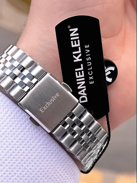 Daniel Klein İç Fonksiyonları Aktif 30 Mt Suya Dayanıklı 2 Yıl Garantili Erkek Kol Saati FG.13351.1 - Resim 5