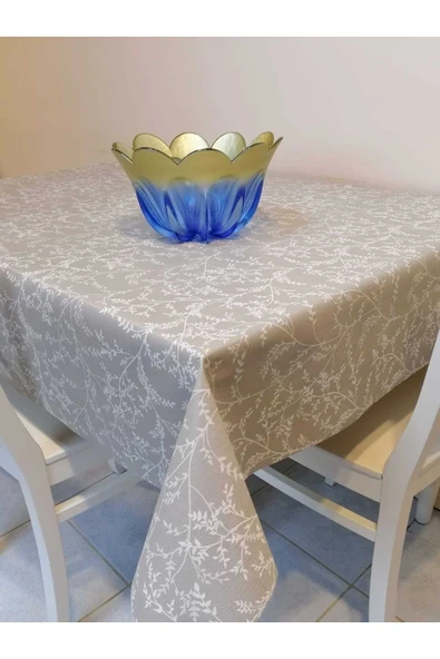 Elyaflı Pvc Muşamba - Desenli Silinebilir Masa Örtüsü - Resim 5