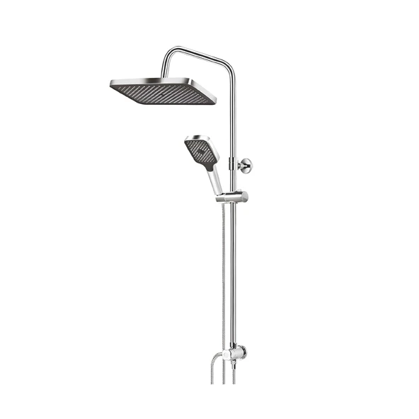 Regnum Duş Seti Tam Takım Beyaz Krom Lüks Yağmurlama Fonksiyonlu Başlıklı Sistemi Tek Fonksiyon - Resim 3