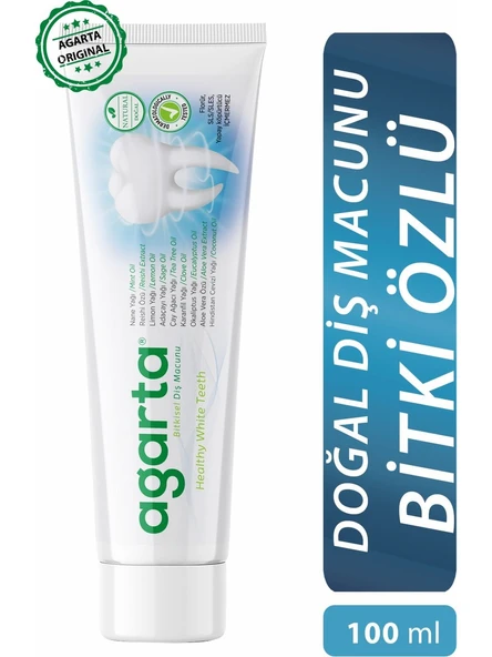 Agarta Doğal  Bitki Özlü Florürsüz Diş Macunu 100 Ml x 3 Adet - Resim 4