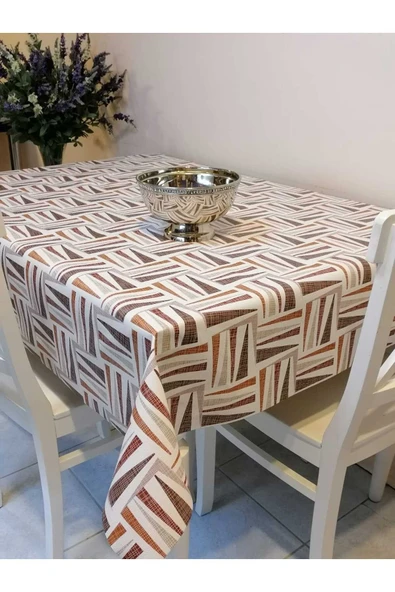 ELYAFLI PVC MUŞAMBA - DESENLİ SİLİNEBİLİR MASA ÖRTÜSÜ ürün görseli