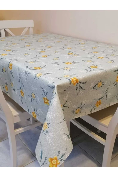 Elyaflı Pvc Muşamba - Desenli Silinebilir Masa Örtüsü - Resim 2