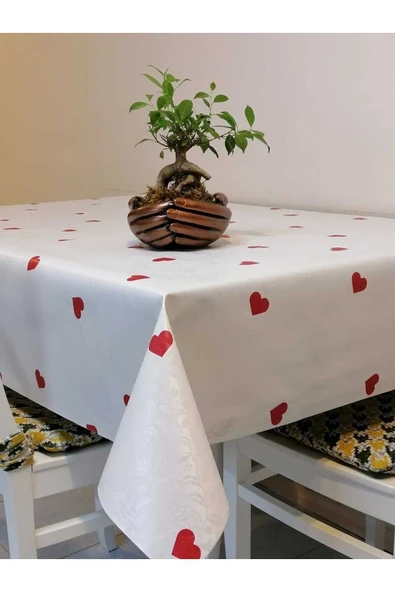 ELYAFLI PVC MUŞAMBA - DESENLİ SİLİNEBİLİR MASA ÖRTÜSÜ ürün görseli