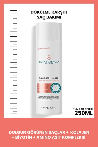 Bahar Babacan Saç Dökülmesini Önleyici Ve Uzamaya Yardımcı Şampuan 250ml - Resim 5