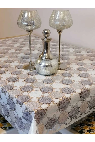 İTHAL PVC MUŞAMBA - DESENLİ SİLİNEBİLİR MASA ÖRTÜSÜ - Resim 3