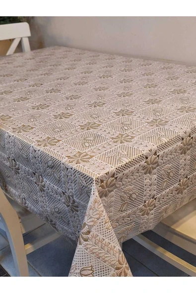 İTHAL PVC MUŞAMBA - DESENLİ SİLİNEBİLİR MASA ÖRTÜSÜ - Resim 5