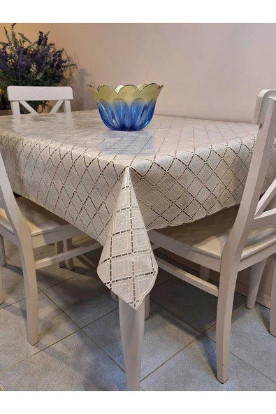 Ithal Pvc Muşamba - Desenli Silinebilir Masa Örtüsü - Resim 2