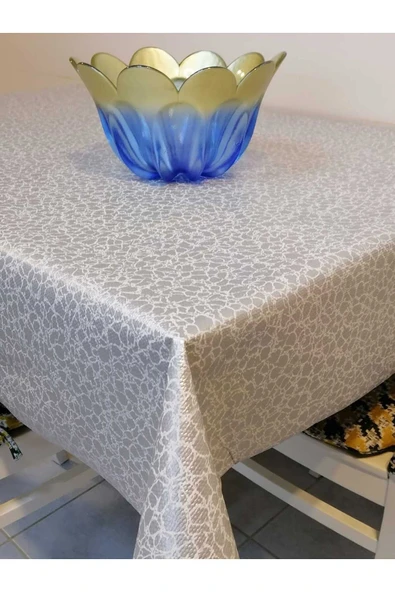 KAYDIRMAZ TABANLI PVC MUŞAMBA - DESENLİ SİLİNEBİLİR MASA ÖRTÜSÜ - Resim 2