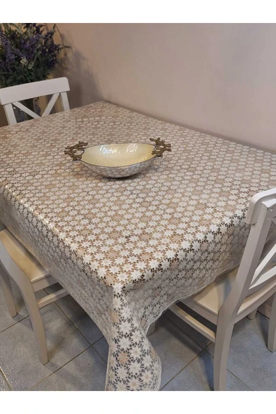 Ithal Pvc Muşamba - Desenli Silinebilir Masa Örtüsü - Resim 2
