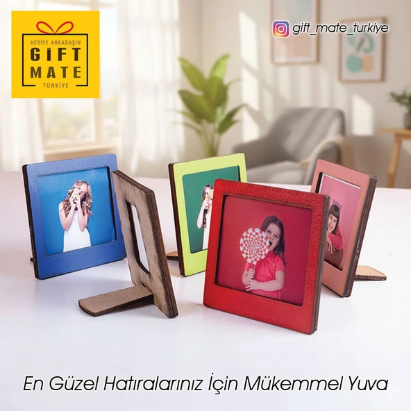 Mini MDF Fotoğraf Çerçevesi ürün görseli