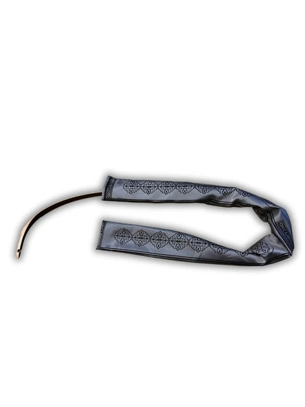 Kumaş Yay Kılıfı Gümüş Siyah - Resim 2