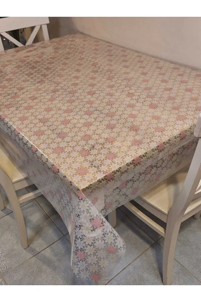 Ithal Pvc Muşamba - Desenli Silinebilir Masa Örtüsü - Resim 6
