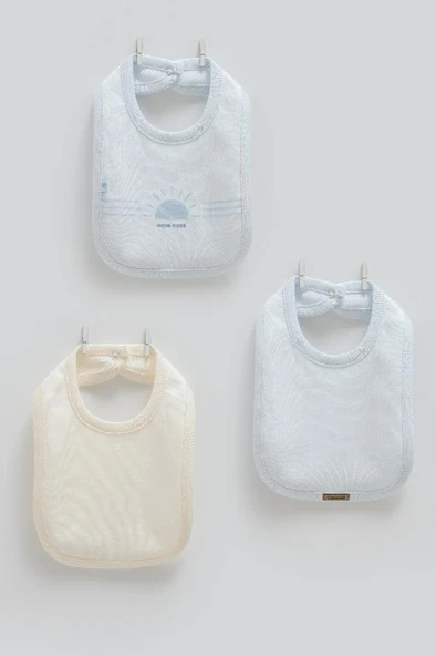 Caramell %100 Pamuk Good Vibes 3'lü Mama Önlüğü CRML.ONE2050 ürün görseli