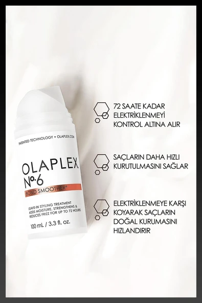 Olaplex Anti - Frizz Trio - Elektriklenme Karşıtı Nemlendirici & Bağ Güçlendirici Üçlü Set - Resim 3