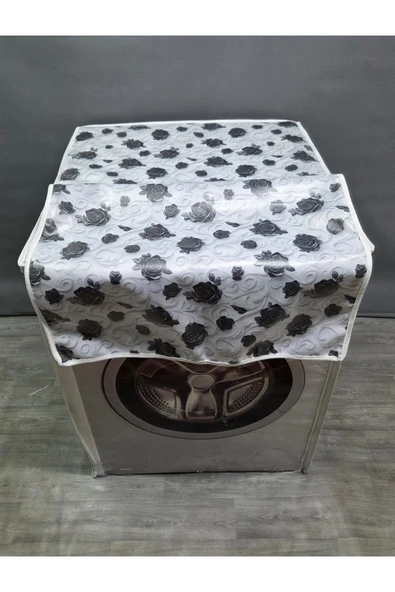 Kumaş Dokulu PVC Çamaşır & Kurutma Makinesi Örtüsü – Su Geçirmez, Dayanıklı ve Modern Tasarım - Resim 5